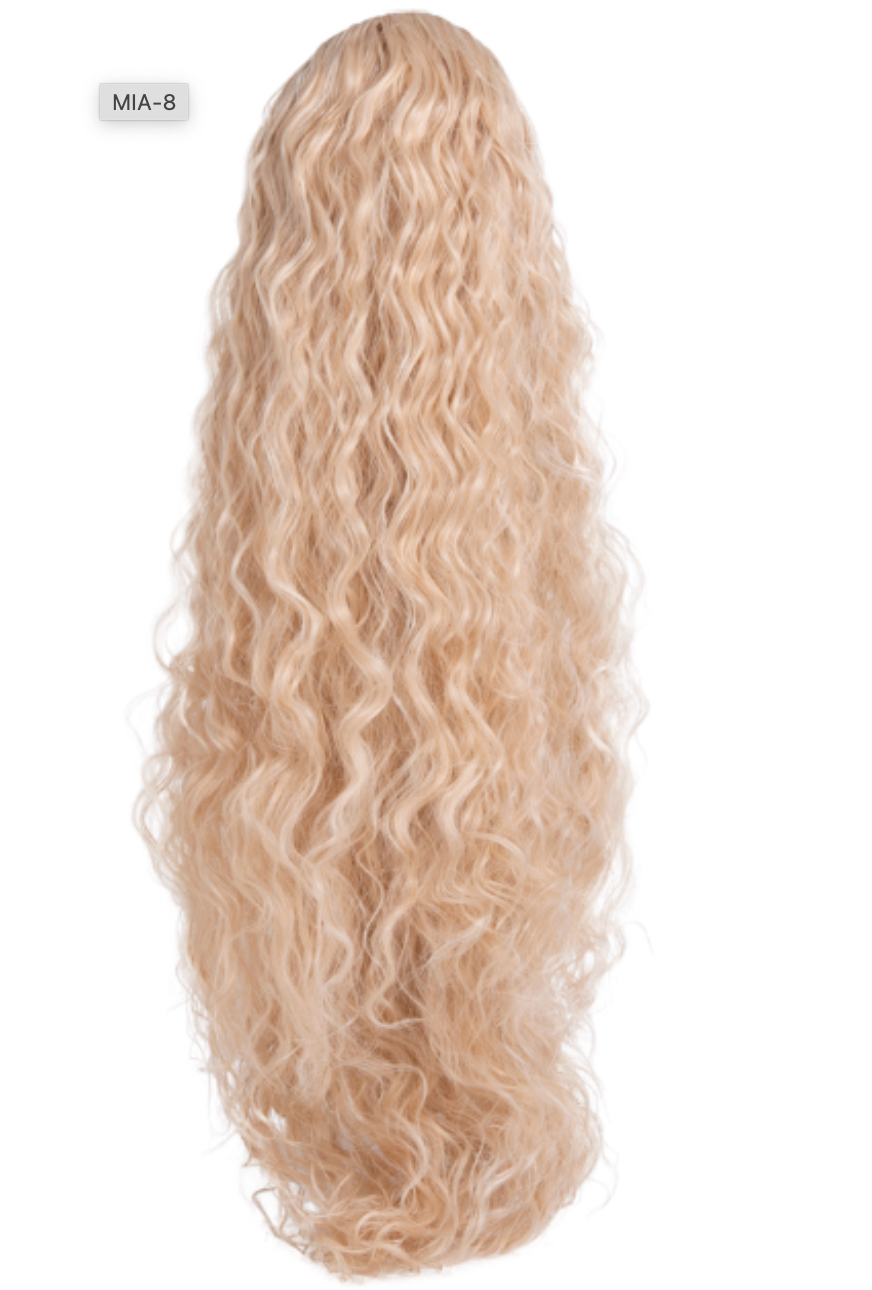 ESSENTIALS: KOKO 19" French Curl Drawstring Synthetic Ponytail