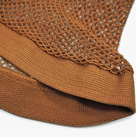 DDS - Pro Dance Hardnet Fishnet Tights: NUTMEG